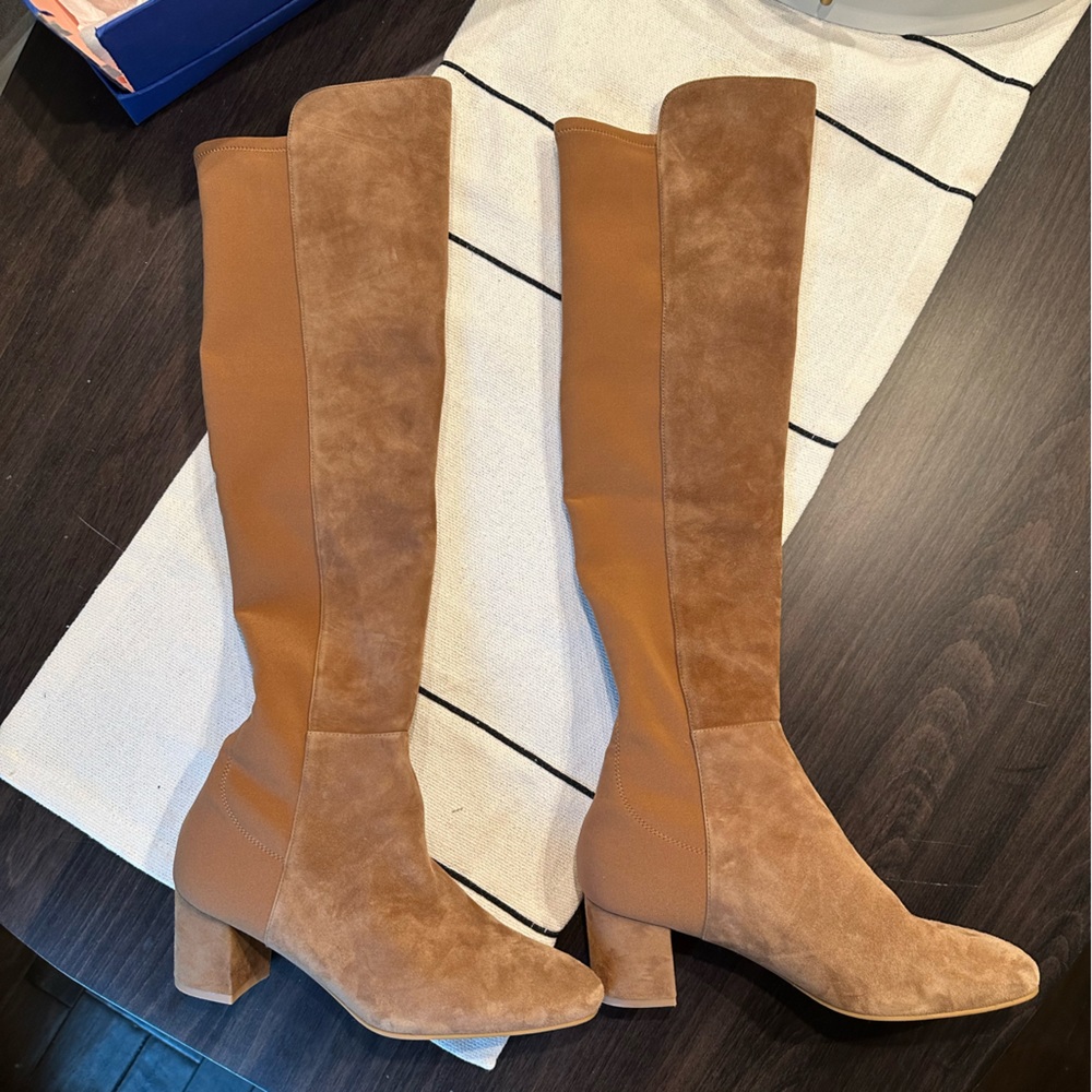 Stuart Weitzman Gillian 60 Suede over the knee boot